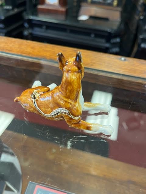BOXER DOG RING BOX