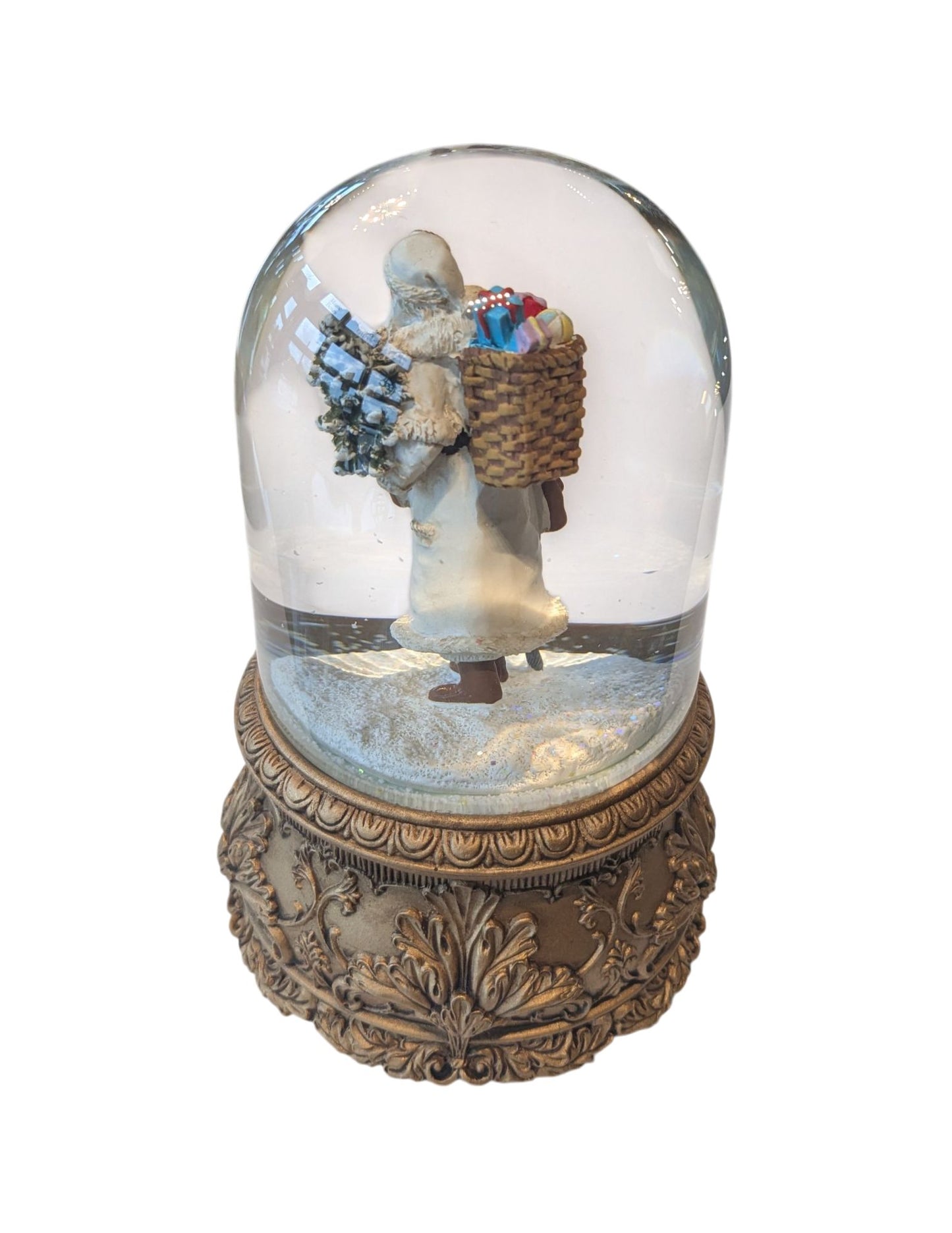 SNOW GLOBE : TRAVELING FATHER CHRISTMAS