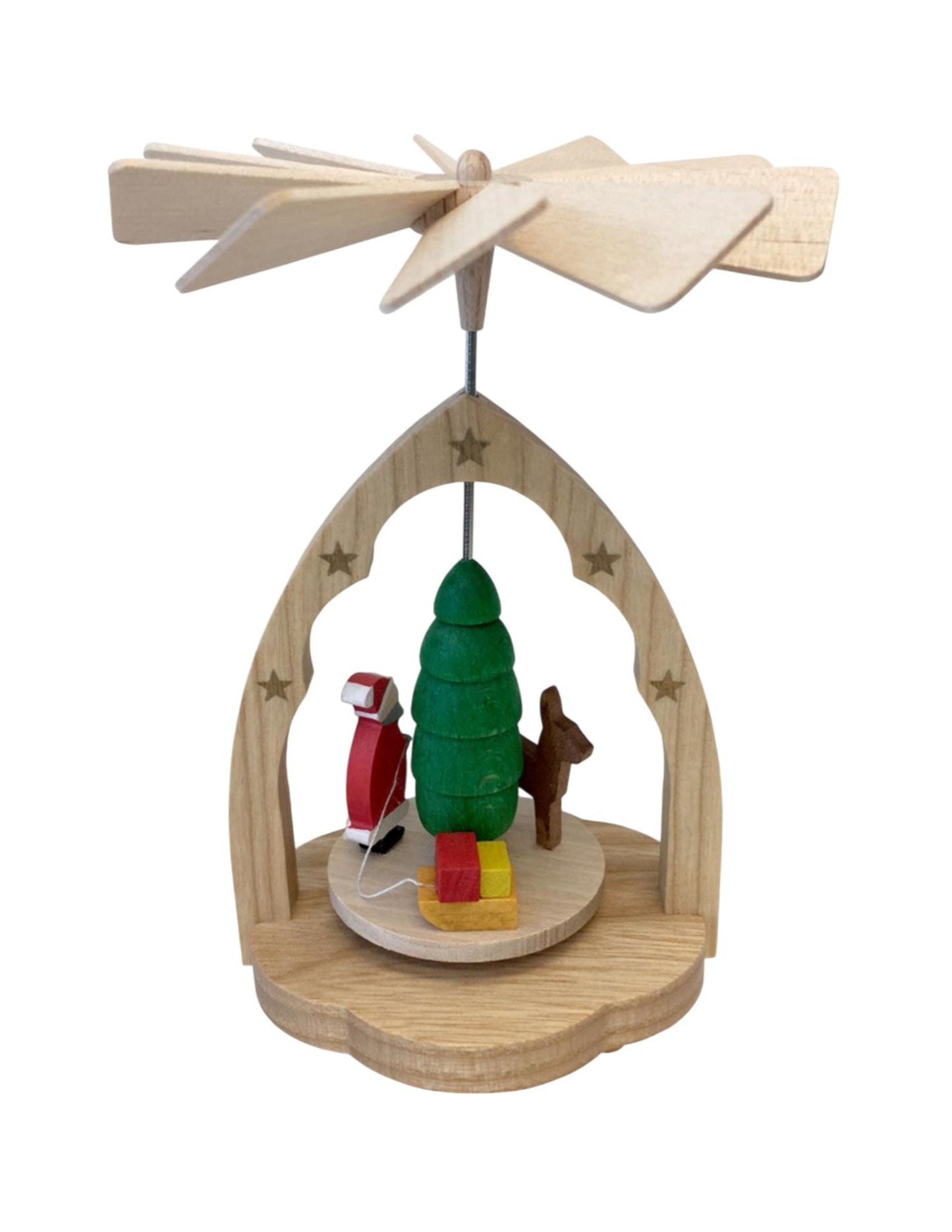 CHRISTMAS PYRAMID : SANTA & GIFTS