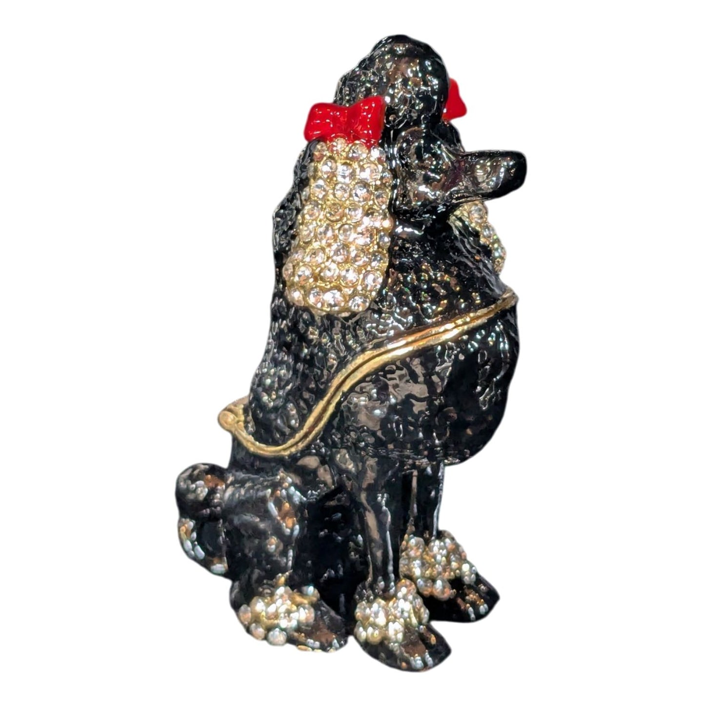 BLK POODLE RINGBOX