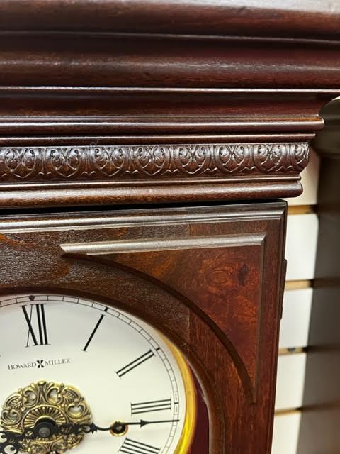 "Earnest" mechanical chiming wall clock with pendulum