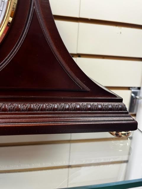 "Barrett" 8-day key wind chiming mantle clock