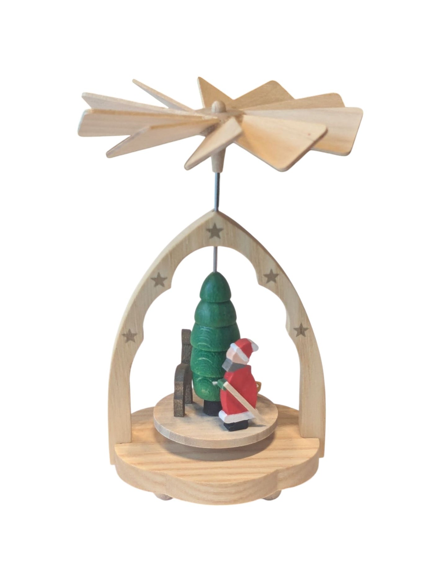 CHRISTMAS PYRAMID : SANTA & GIFTS