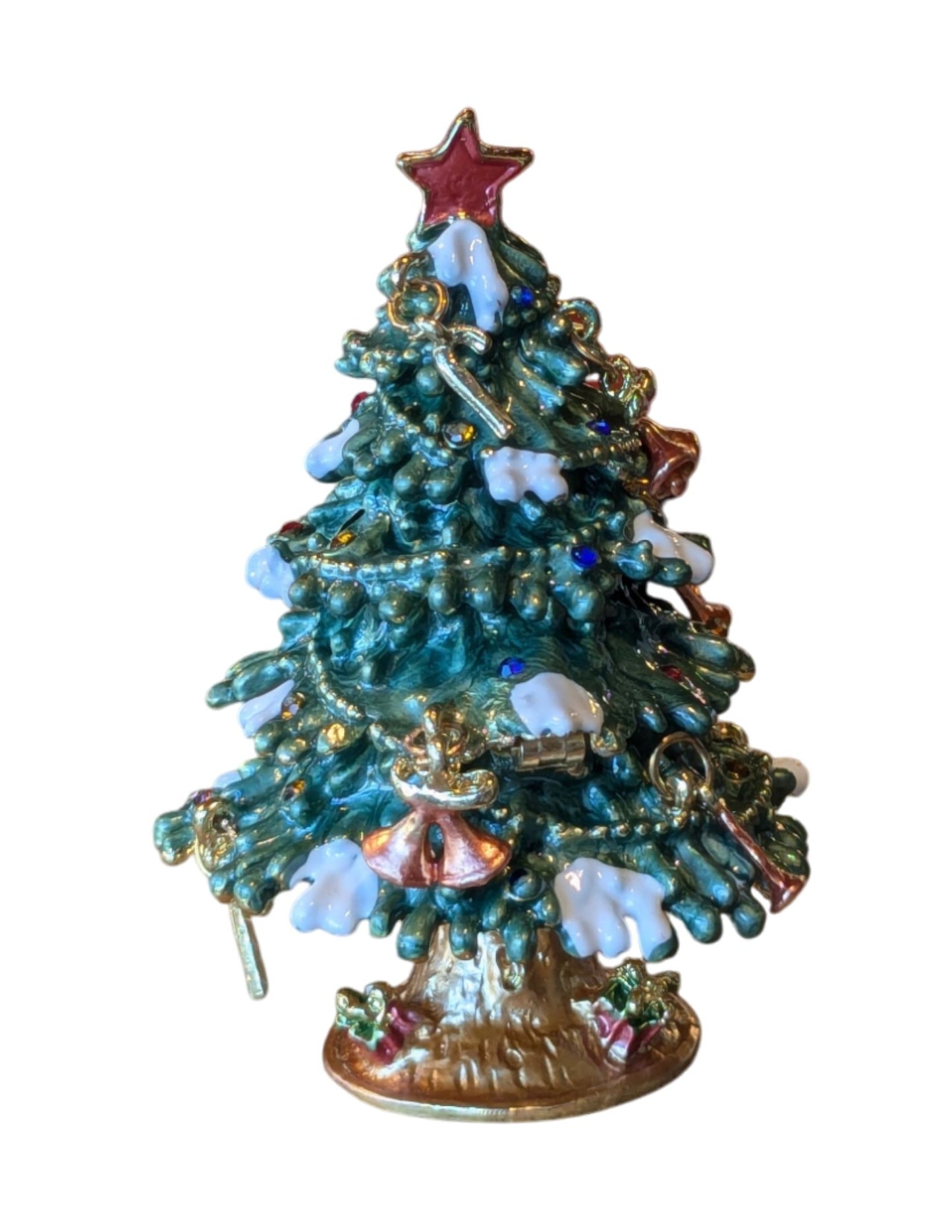 CHRISTMAS TREE TRINKET BOX