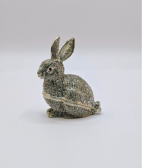 Bejeweled Rabbit Ring box