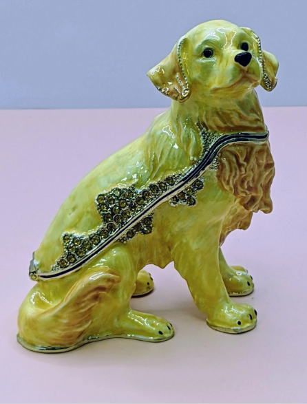 Golden Retriever Ring Box