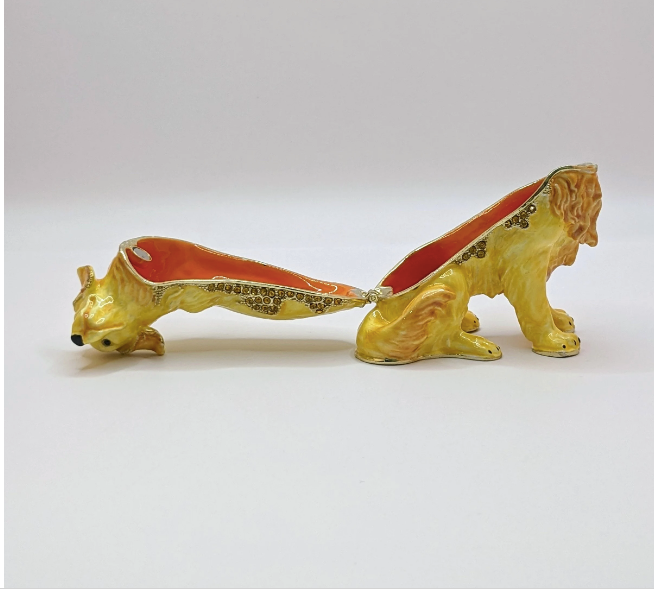 Golden Retriever Ring Box