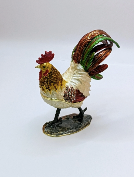 Rooster Trinket Box
