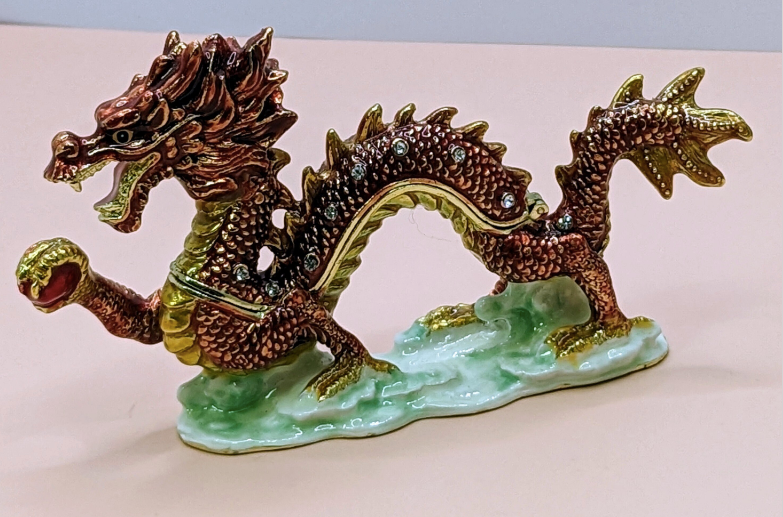 Red Dragon Ring Box