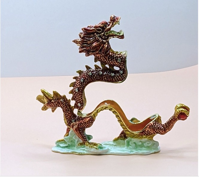 Red Dragon Ring Box