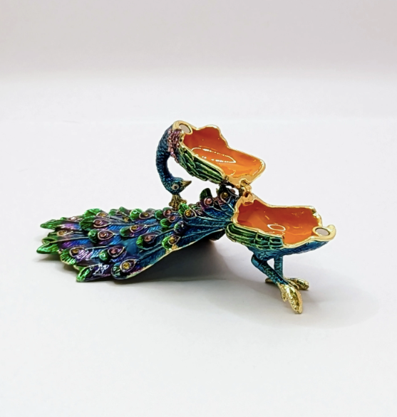 Peacock Trinket Box