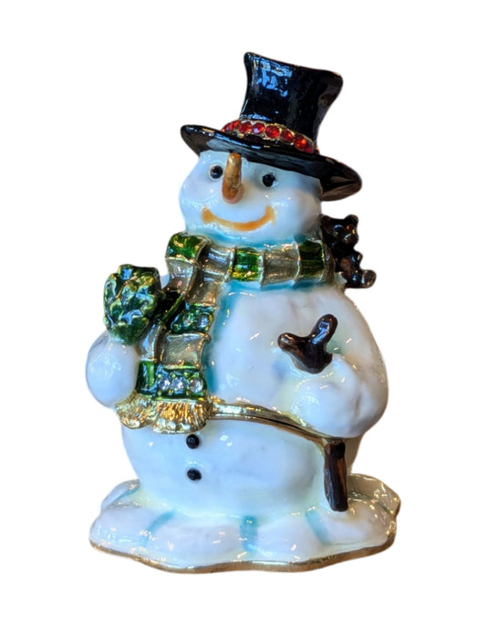 SNOWMAN TRINKET BOX