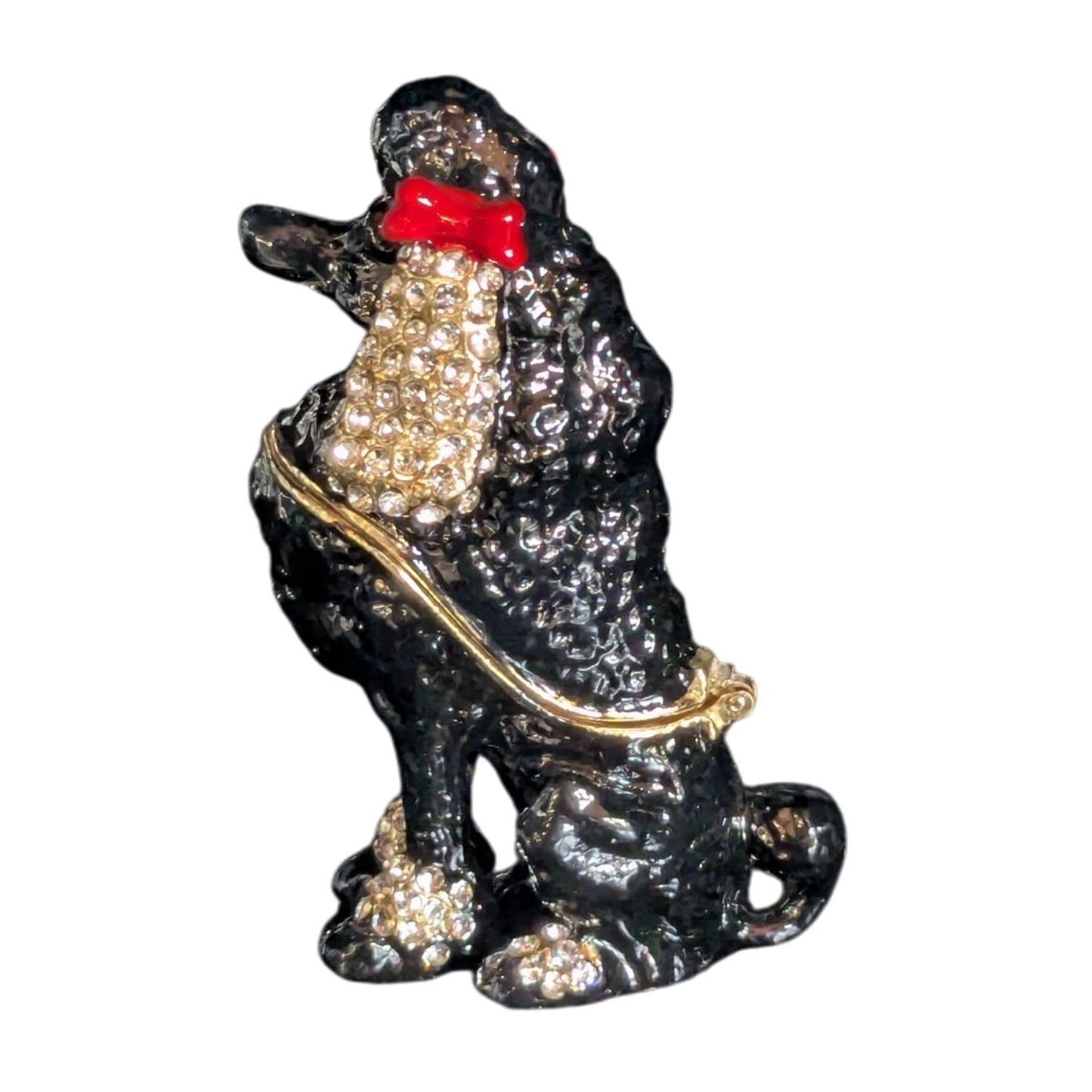 BLK POODLE RINGBOX