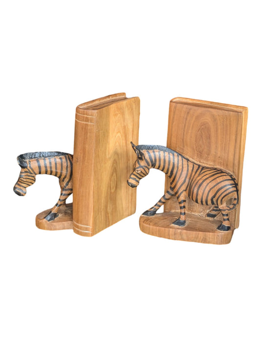 ZEBRA BOOK ENDS
