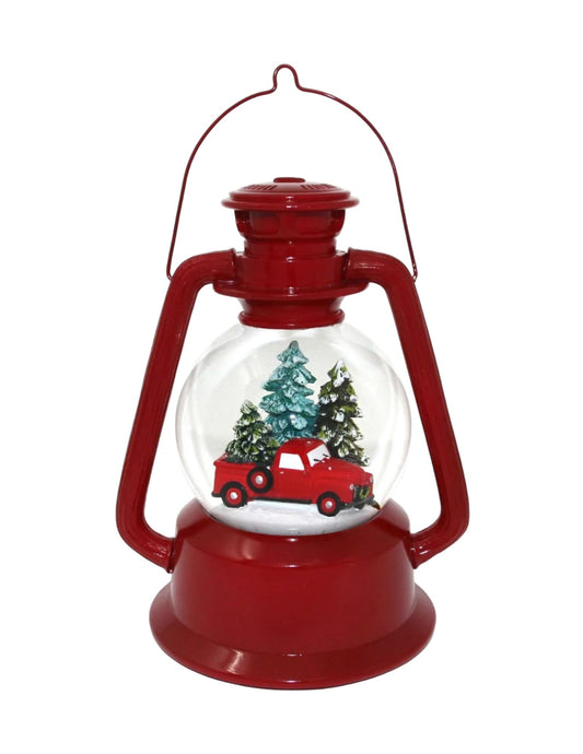 SNOW GLOBE : RED LANTERN PICKUP