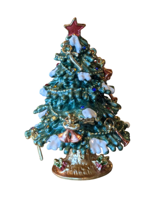 CHRISTMAS TREE TRINKET BOX