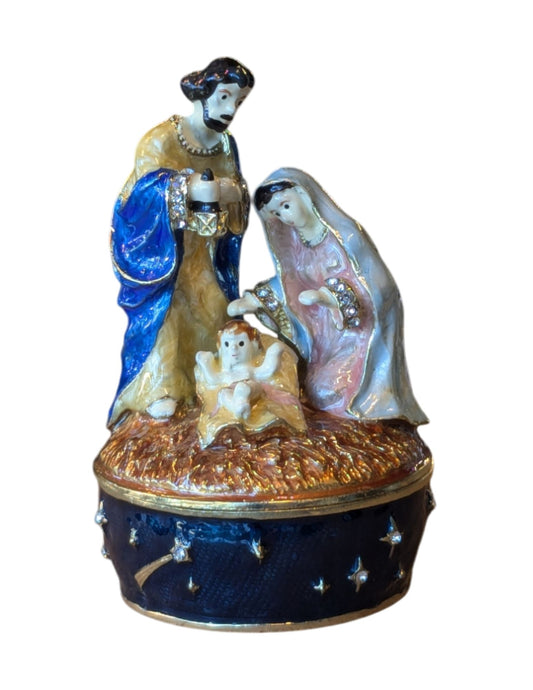 NATIVITY TRINKET BOX