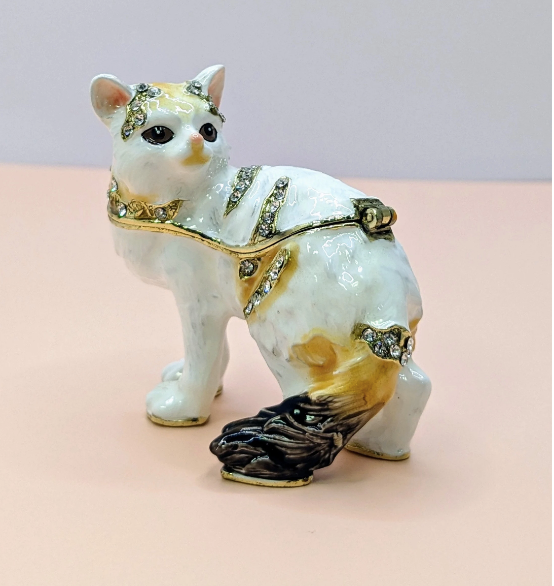 Calico Kitty Ring Box